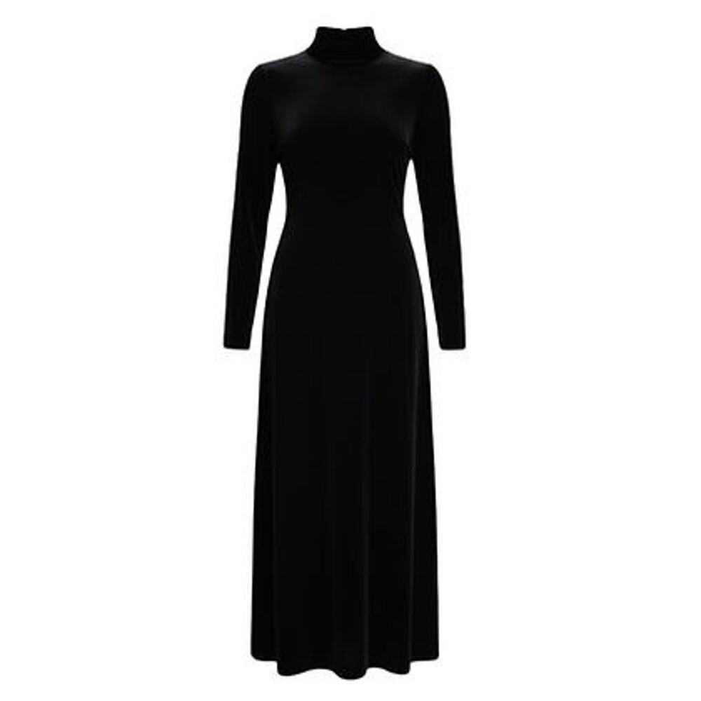 POMANDER PLACE Black Velvet Suzie Dress Size L NWT Retail $148 Tuckernuck - Picture 10 of 12